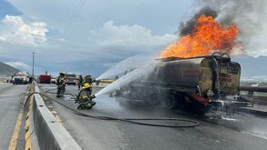 El siniestro se habría originado por una presunta falla mecánica