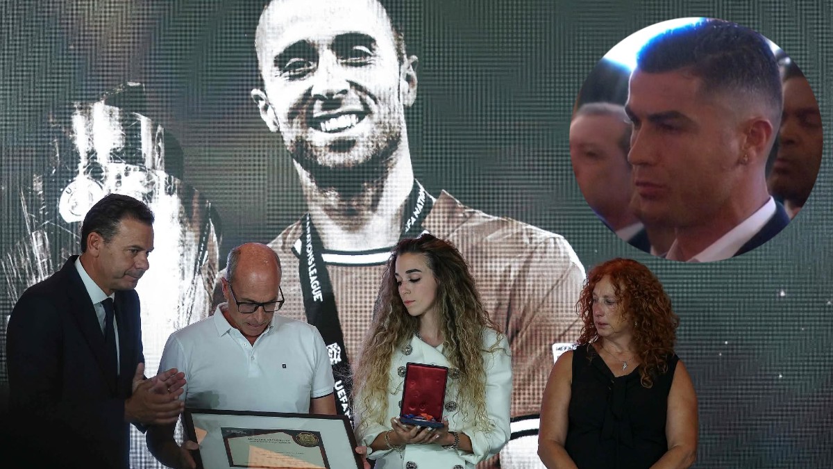 La Selección de Portugal comandada por el Cristiano Ronaldo rindieron un homenaje a los recién fallecidos Diogo Costa y Jorge Costa.
