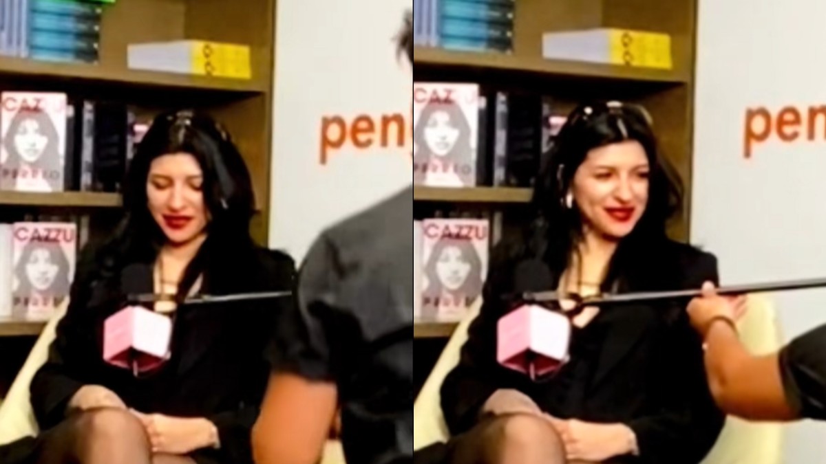 El gesto de sorpresa de Cazzu se volvió viral tras notar el parecido entre un técnico de producción y Christian Nodal, padre de su hija Inti. El gesto de sorpresa de Cazzu se volvió viral tras notar el parecido entre un técnico de producción y Christian Nodal, padre de su hija Inti.