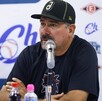 Benjamín Gil, manager Charros de Jalisco en conferencia de prensa.