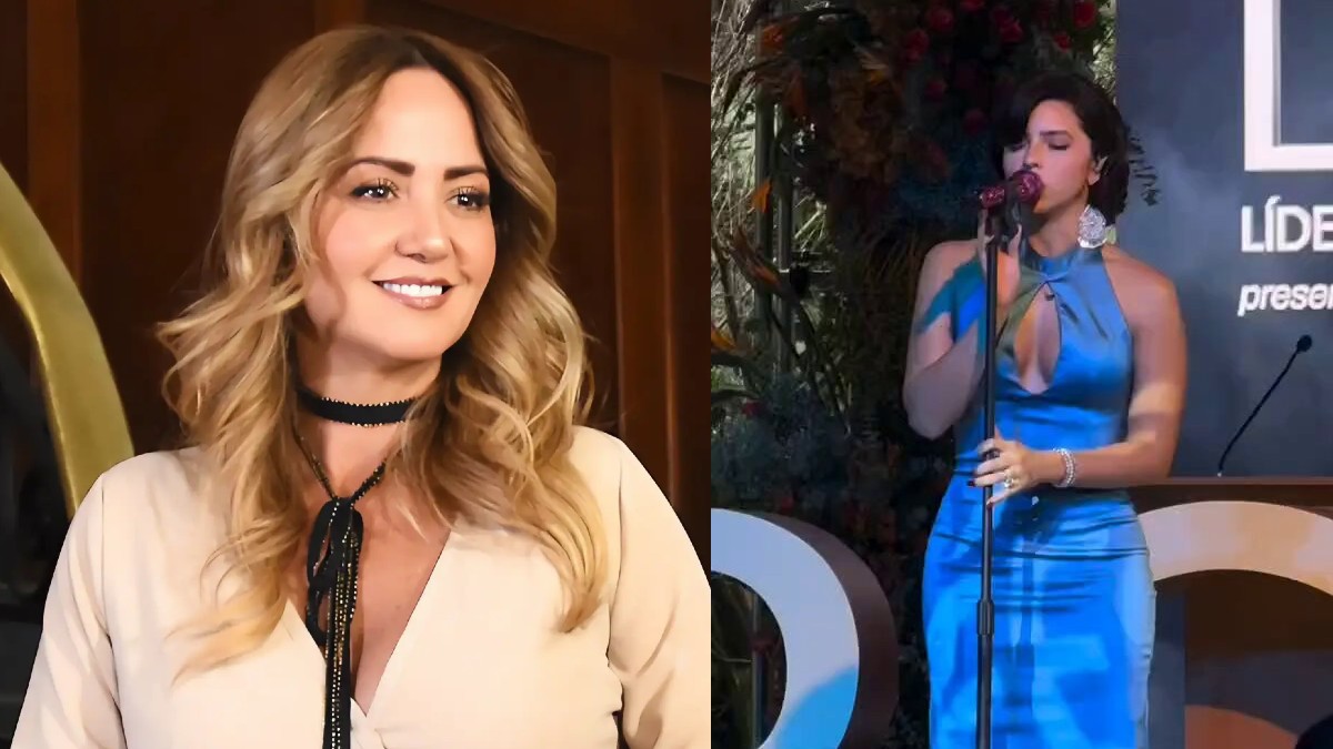 La cantante Ángela Aguilar sorprendió con su presentación en un evento privado, ganándose el elogio de Andrea Legarreta por su talento vocal.