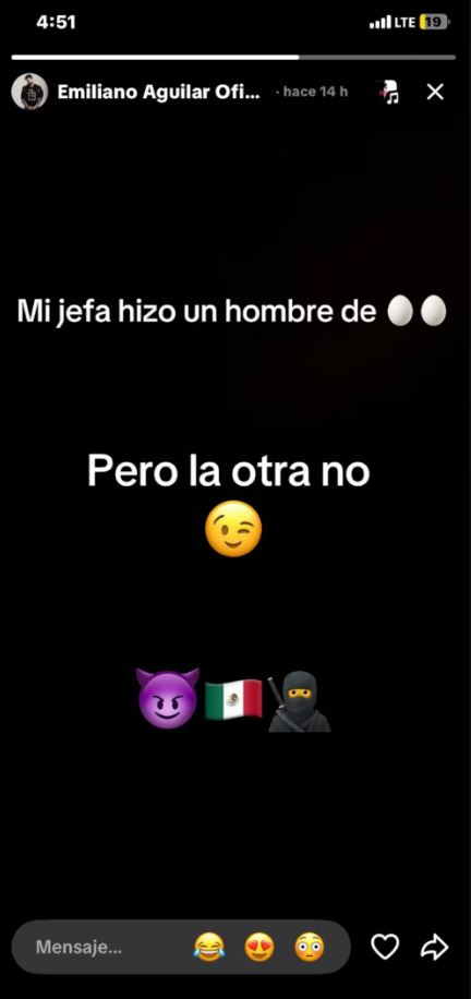 Emiliano lanza indirecta contra la esposa de Pepe Aguilar.
