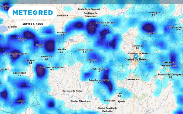 Pronóstico del clima para CdMx 4 de septiembre del 2025.