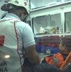 Paramédicos de la Cruz Roja arribaron al lugar para valorar al lesionado y tuvo que ser trasladado a un hospital privado al norte de la ciudad. Paramédicos de la Cruz Roja arribaron al lugar para valorar al lesionado y tuvo que ser trasladado a un hospital privado al norte de la ciudad.