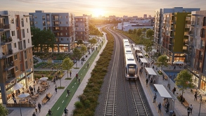 El tren suburbano traería vida a zonas abandonadas de la ciudad.
