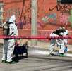 Cuerpos de auxilio se movilizaron hasta la colonia Industrial en Monterrey debido a un derrame de ácido sulfúrico la mañana del viernes 5 de septiembre.