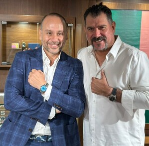 Joyería Ghiberti recibe al embajador y del manager de la Selección Mexicana de Béisbol, Benjamín Gil. Joyería Ghiberti recibe al embajador y del manager de la Selección Mexicana de Béisbol, Benjamín Gil.
