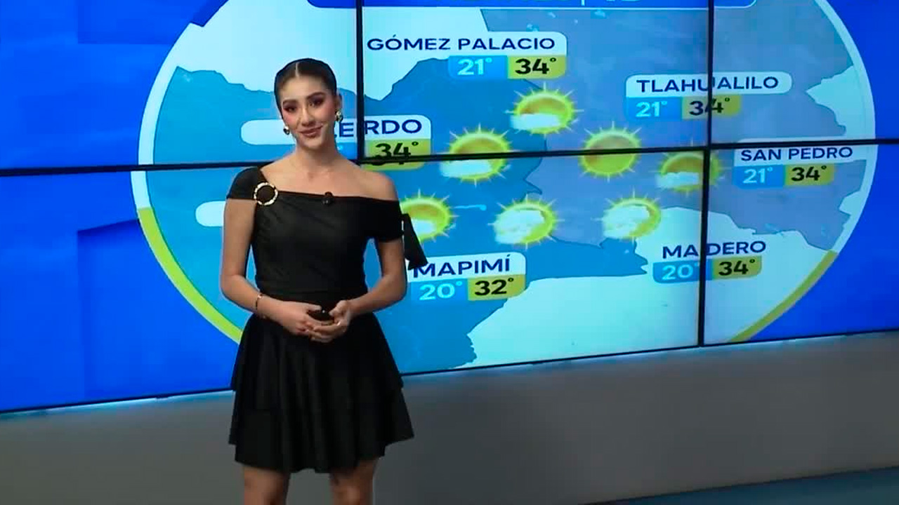 Fanny Ramírez nos da el pronóstico del tiempo en Laguna para este este fin de semana.