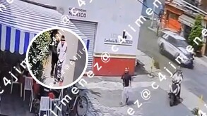 El sujeto perseguido intentó huir ingresando a un mercado de Tláhuac y escondiéndose entre los pasillos.