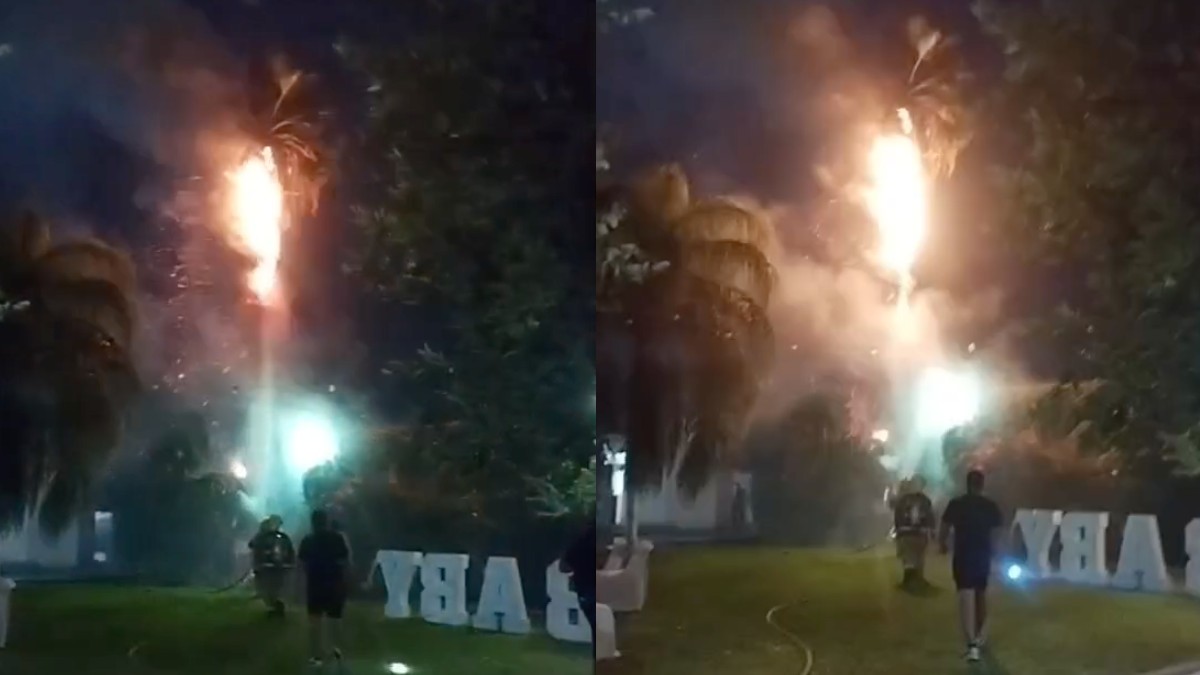 Una boda en el municipio de Lerdo terminó abruptamente la noche de este viernes tras un conato de incendio provocado por el uso de pirotecnia