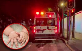 Al punto arribaron efectivos policiales, quienes confirmaron que el bebé abandonado en la GAM estaba vivo.
