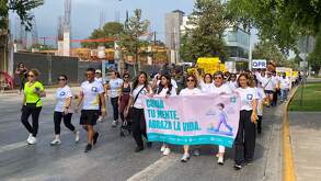 San Pedro conmemora el Día Mundial de la Prevención del Suicidio con caminata