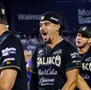 Jugadores de Charros de Jalisco celebrando el pase a la Serie del Rey. Jugadores de Charros de Jalisco celebrando el pase a la Serie del Rey.