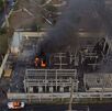 Protección Civil y Bomberos de Nuevo León laboran en el lugar para sofocar el fuego y restablecer la seguridad. Protección Civil y Bomberos de Nuevo León laboran en el lugar para sofocar el fuego y restablecer la seguridad.