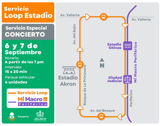 Descubre aquí la forma más rápida y segura de llegar en transporte público al Estadio Akron para los conciertos de Shakira este 6 y 7 de septiembre. Descubre aquí la forma más rápida y segura de llegar en transporte público al Estadio Akron para los conciertos de Shakira este 6 y 7 de septiembre.