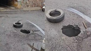 Un géiser en Periférico Sur de Tlaquepaque alarma a vecinos; acusan a una tequilera de desechar residuos en drenaje y exigen pronta acción de autoridades.