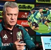 Javier Aguirre hablando en conferencia de prensa luego del partido ante Japón. Javier Aguirre hablando en conferencia de prensa luego del partido ante Japón.