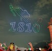 Show de drones en la Macroplaza