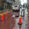 Nuevamente, se registró la explosión de un transformador subterráneo de la Comisión Federal de Electricidad (CFE) en la zona Centro del municipio de León.