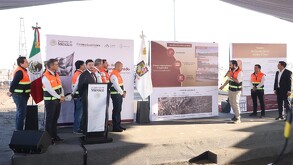 obras de tren de pasajeros Saltillo-Nuevo Laredo en Nuevo León
