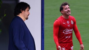 Amaury Vergara estuvo en el entrenamiento de Chivas previo al Clásico Nacional
