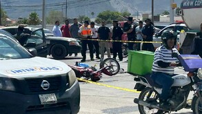 Un trágico accidente cobró la vida de un motociclista la tarde de este martes en el cruce de la carretera Mieleras y la calzada Gómez Morín