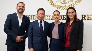 Pablo Lemus y alcaldes con Claudia Sheinbaum