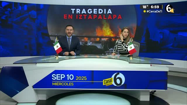 Telediario nocturno CdMx, miércoles 10 de septiembre de 2025.