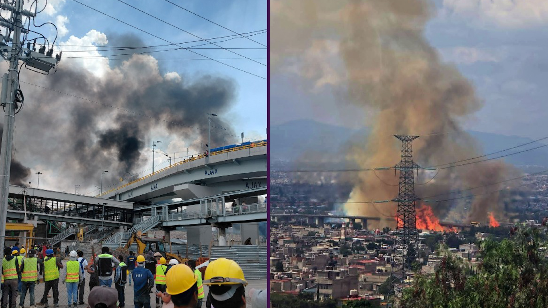 Explosión de pipa en Iztapalapa deja varios heridos. Los servicios de emergencia trabajan en la zona.