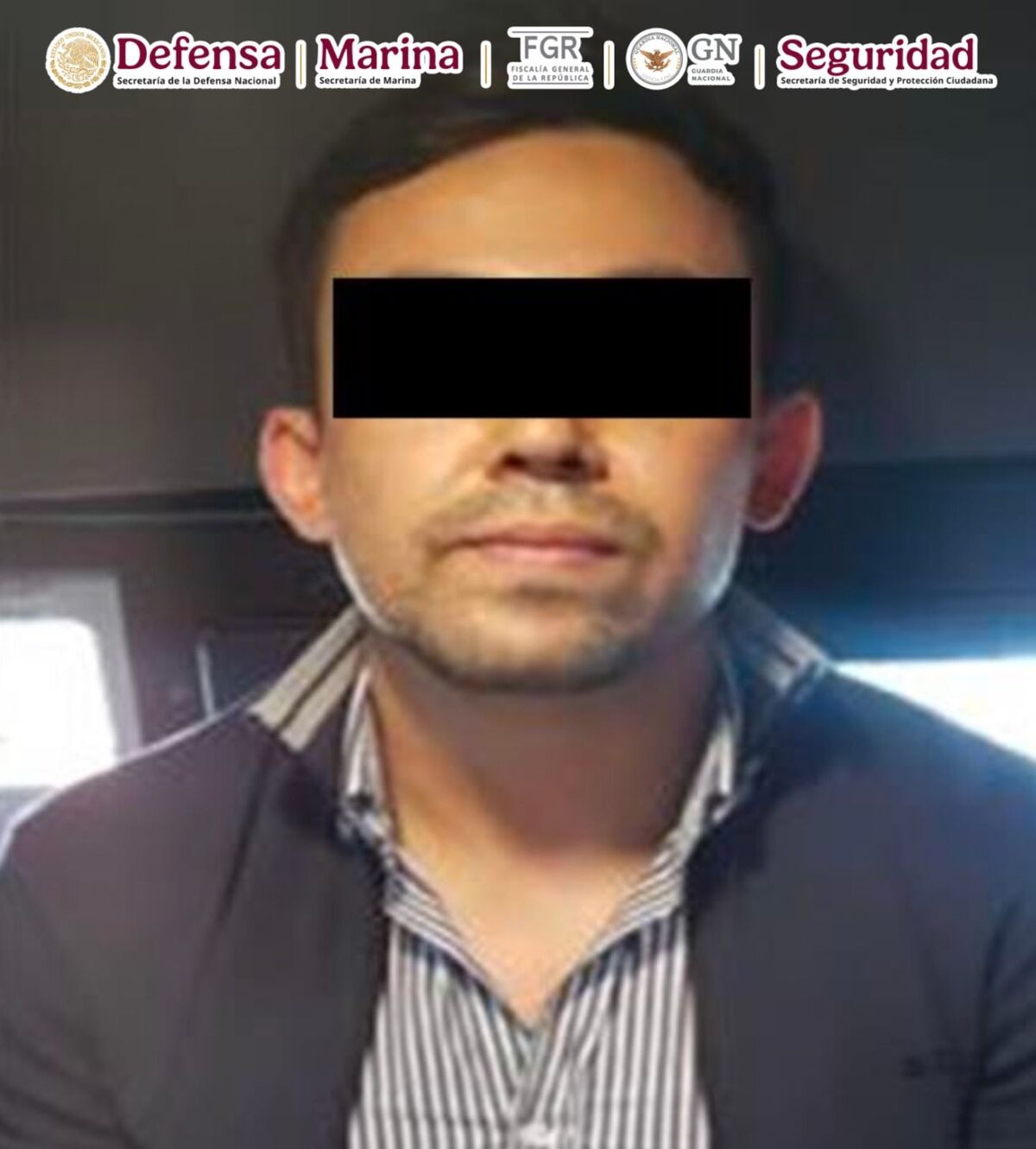 Oscar N es detenido en el AICM Oscar N es detenido en el AICM