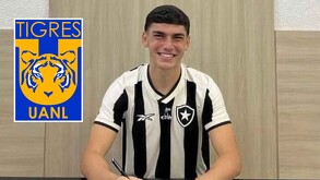 Tigres adquirió a la joya brasileña Henrique Simeone, que no renovó contrato con el Botafogo.