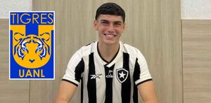 Tigres adquirió a la joya brasileña Henrique Simeone, que no renovó contrato con el Botafogo.