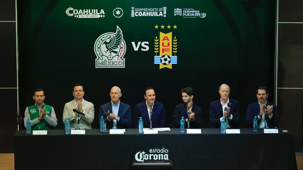 La Selección Mexicana de futbol jugará un amistoso ante su similar de Uruguay en la Comarca Lagunera, así se anunció este día en conferencia de prensa La Selección Mexicana de futbol jugará un amistoso ante su similar de Uruguay en la Comarca Lagunera, así se anunció este día en conferencia de prensa