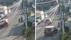En el impacto, la conductora causó daños a un medidor de agua, a uno de luz y a una camioneta Volkswagen Tiguan en Mirasierra.