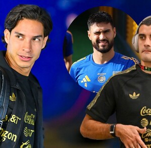Diego Laínez, Juan Sanches y Berterame, jugadores que estuvieron en la Selección Mexicana.
