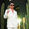 Saúl Canelo Álvarez llegó a Las vegas para el combate ante Terence Crawford desde el Allegiant Stadium.