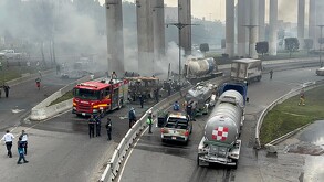 Fiscalía CdMx revela que explosión de pipa ocurrió por ruptura tras choque y descarta que bache ocasionara.