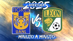 Sigue minuto a minuto el partido de Tigres ante León de la jornada 8 del Apertura 2025.