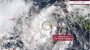 Tormenta tropical Mario en Pacífico mexicano