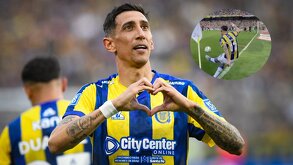 'Angelito' marcó un gol olímpico que le dio el empate al 'Canalla' sobre Boca Juniors en la jornada 8 de la temporada.