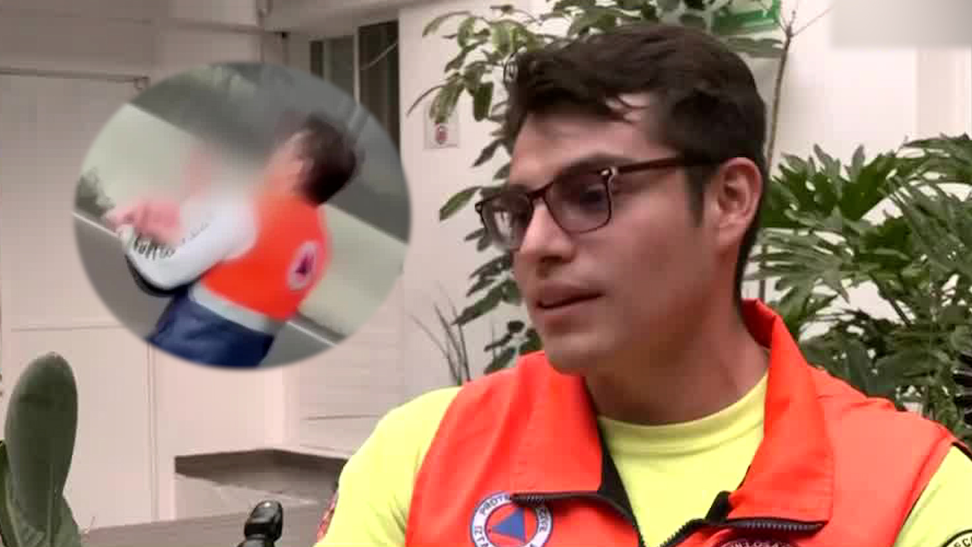 Erick Miguel Valencia Romero, paramédico de Protección Civil de Iztapalapa, habla para TELEDIARIO de la experiencia de vivir la tragedia de la explosión.