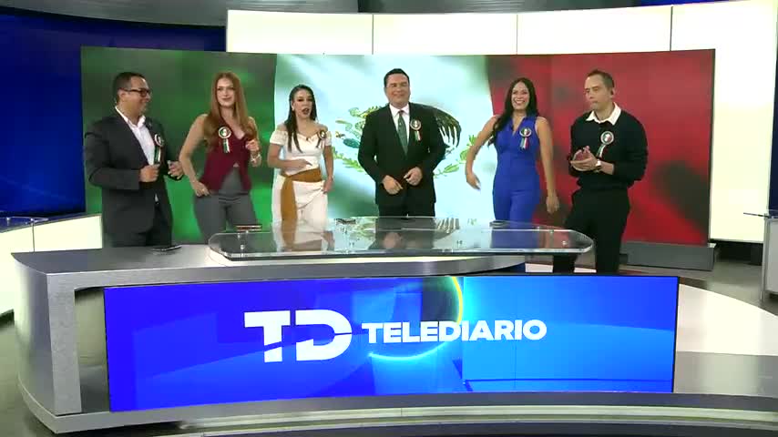 Programa conducido por Josué Becerra, Débora Estrella, Pamela Longoria y Sandra Sandoval, lunes 15 de septiembre de 2025.