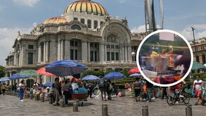Captan a comerciante remojando billetes en cazuela de elotes en la Alameda CdMx; así verificaba si eran falsos