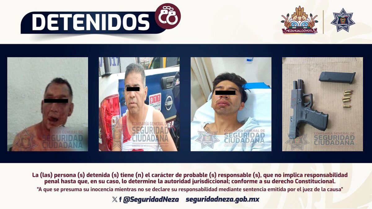 Las cinco personas involucradas se encuentran lesionadas y permanecen bajo calidad de detenidos tras la riña en Estado de México