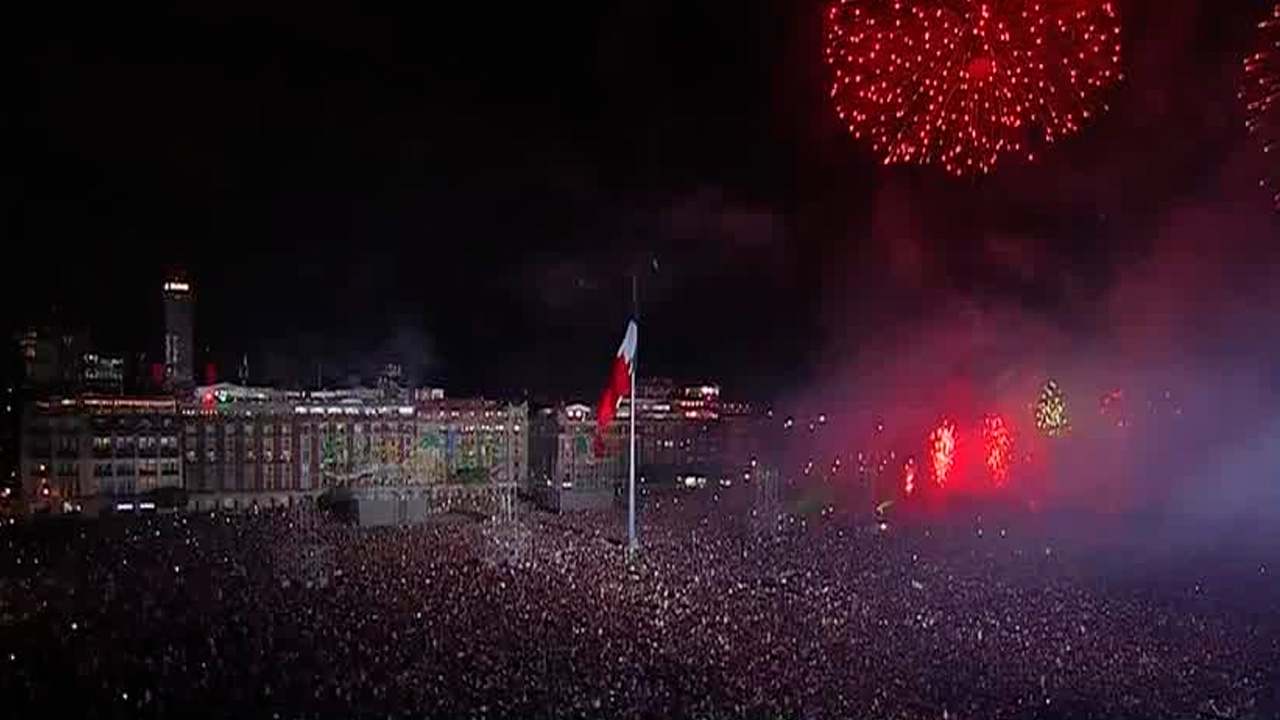 Según la Secretaría de Gobierno de la Ciudad de México, la afluencia aproximada fue de 280 mil personas durante el Grito de Independencia de Claudia Sheinbaum.