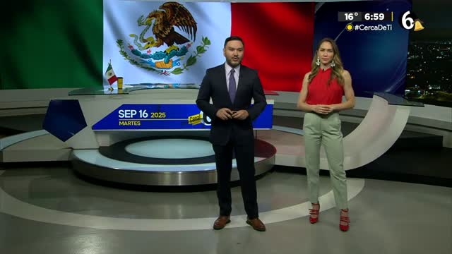 Telediario nocturno CdMx, martes 16 de septiembre de 2025.
