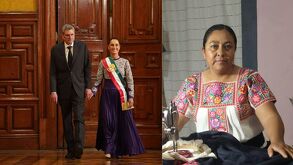 Conoce a la artesana que bordó el vestido de la presidenta de México, Claudia Sheinbaum, para el Grito de Independencia.