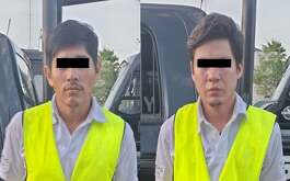 Dos guardias de seguridad fueron detenidos luego de intentar robar una caja fuerte dentro de una casa en la colonia Colinas del Valle, en Monterrey.