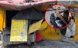 El choque de una camioneta contra una pollería en la colonia Buenos Aires en Monterrey fue captado por cámaras de seguridad. Dueño pide pago por daños.