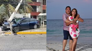 Muere regio y su esposa resulta herida tras accidente automovilístico en Cancún